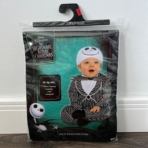 Baby Jack Skellington Halloween costume 12-24 months NEW